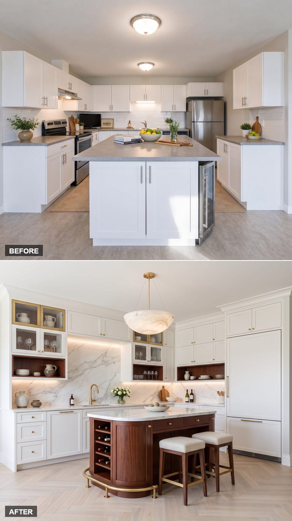 The Private Kitchen of a Boutique Hotel Suite
