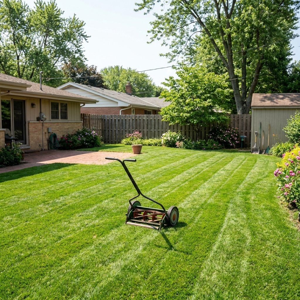 The Push Reel Lawn Mower That Announced You Had a Lawn Worth Cutting