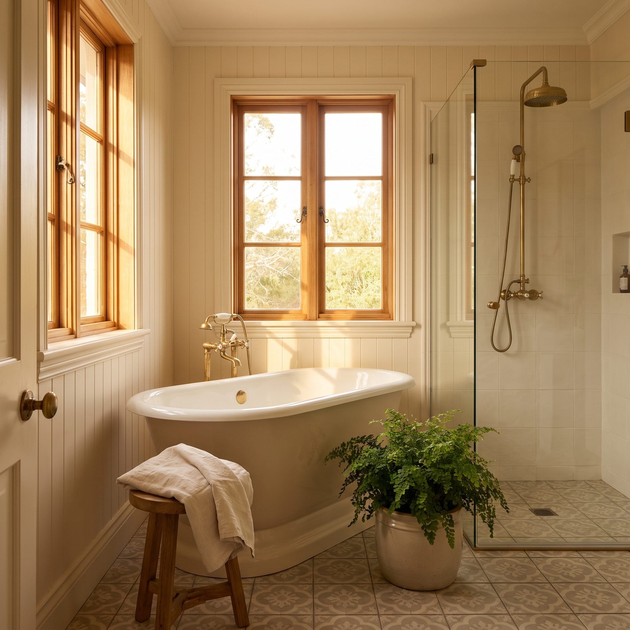 Put the Tub Under the Window and the Shower Beside It
