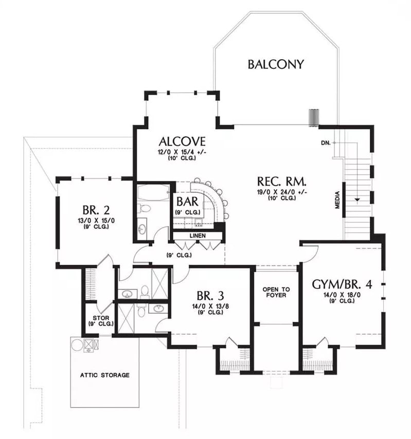 Floor Plan - Second Floor