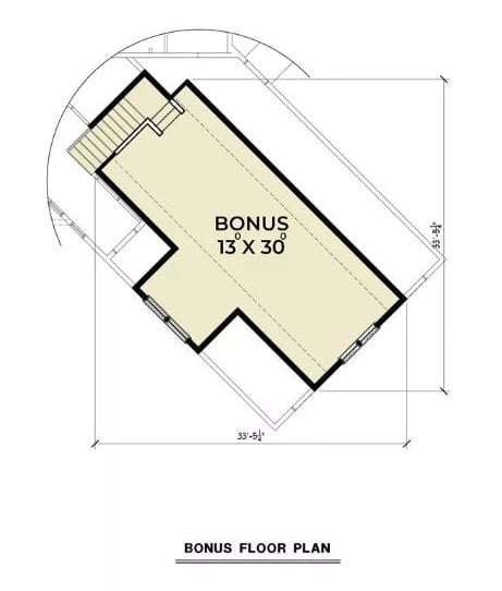 Floor Plan - Bonus Room