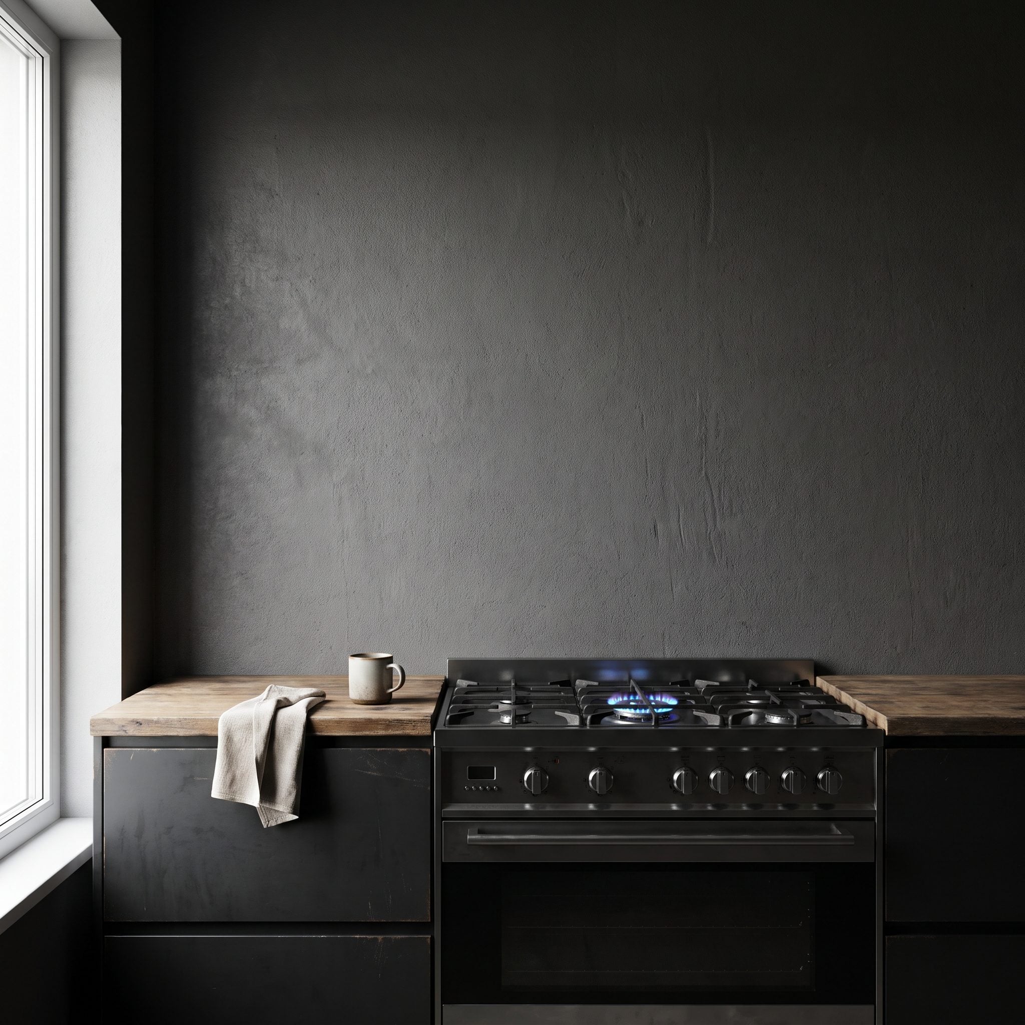 A Range With No Ventilation Whatsoever