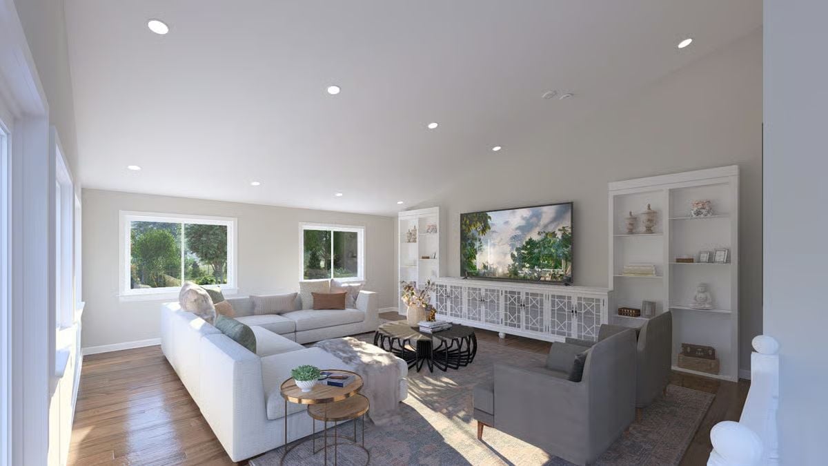 Warm Wood Floors, Afternoon Sun, and Enough Seating to Mean It