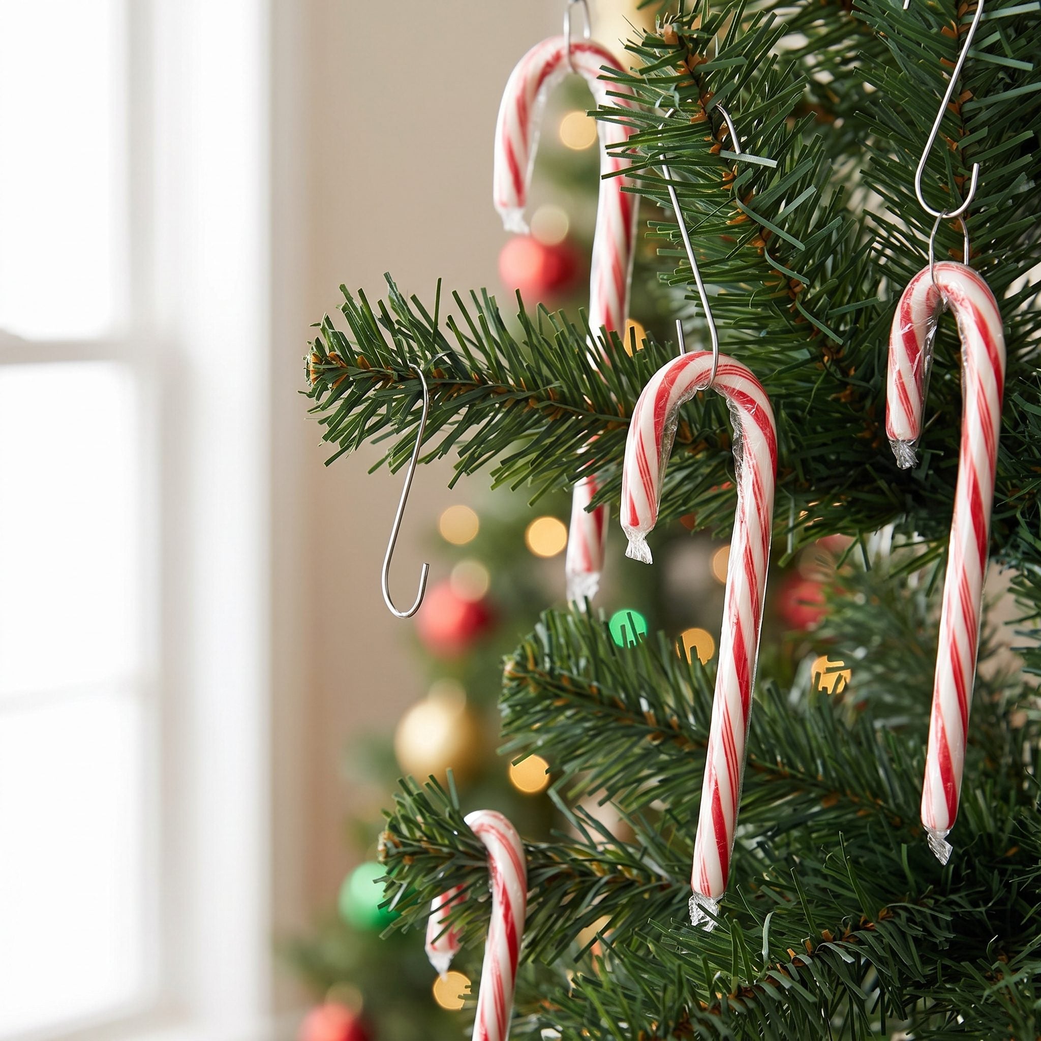 Real Candy Canes Hung Straight From the Branches