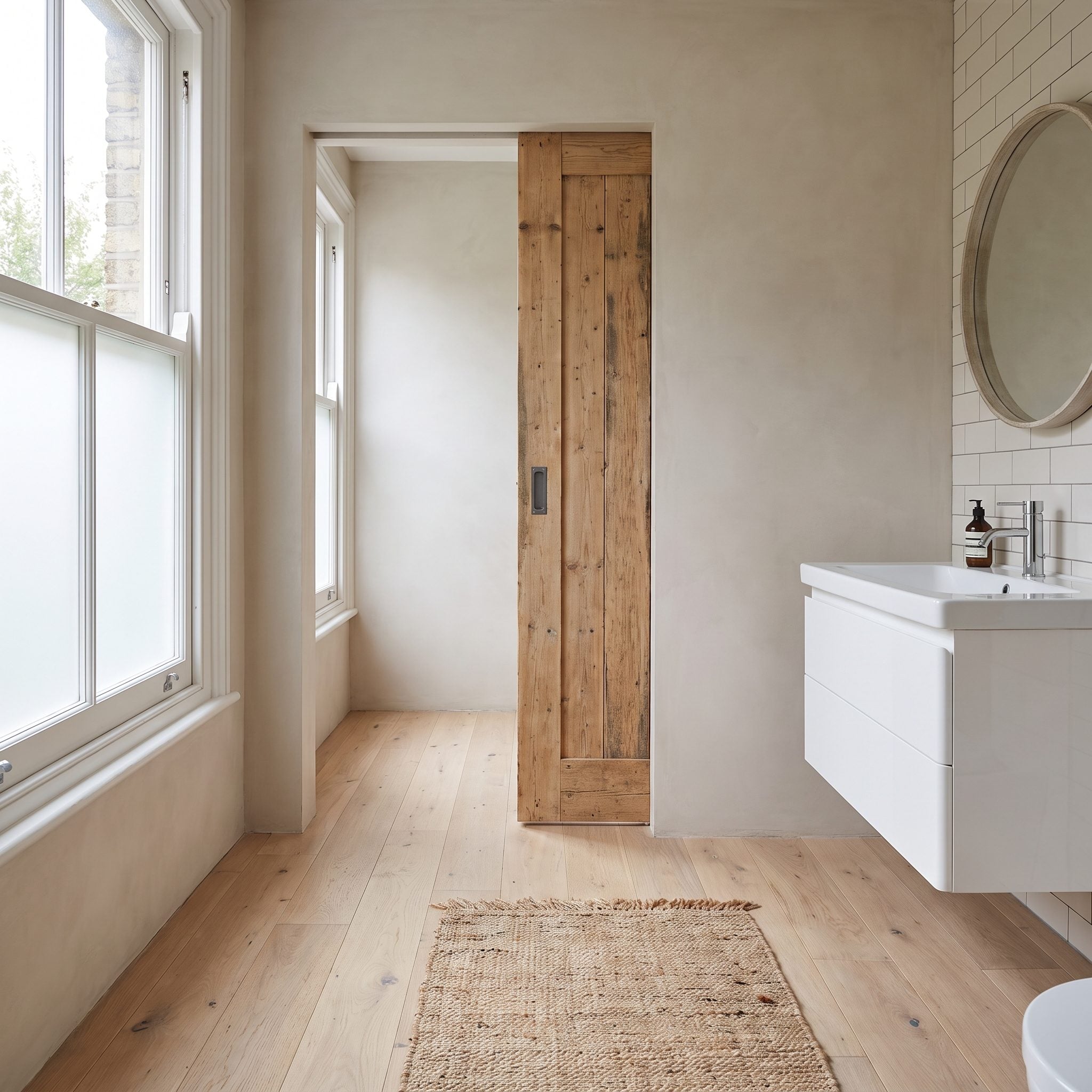 Replace a Swinging Bathroom Door With a Pocket or Sliding Door