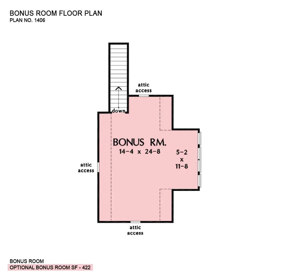Floor Plan - Bonus Room