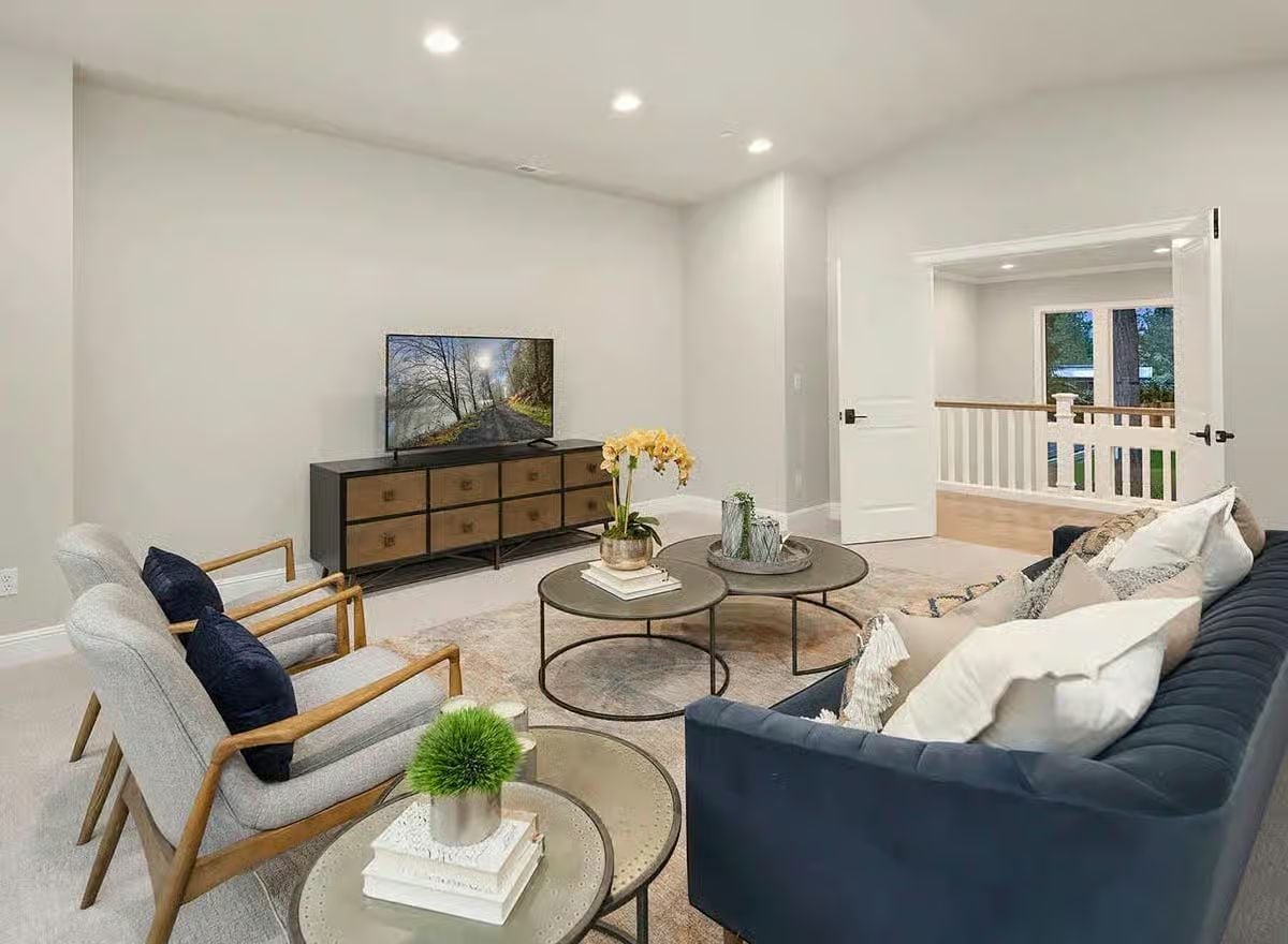 Navy Velvet, Brass Pulls, and a Loft That Finally Has a Real Place to Land