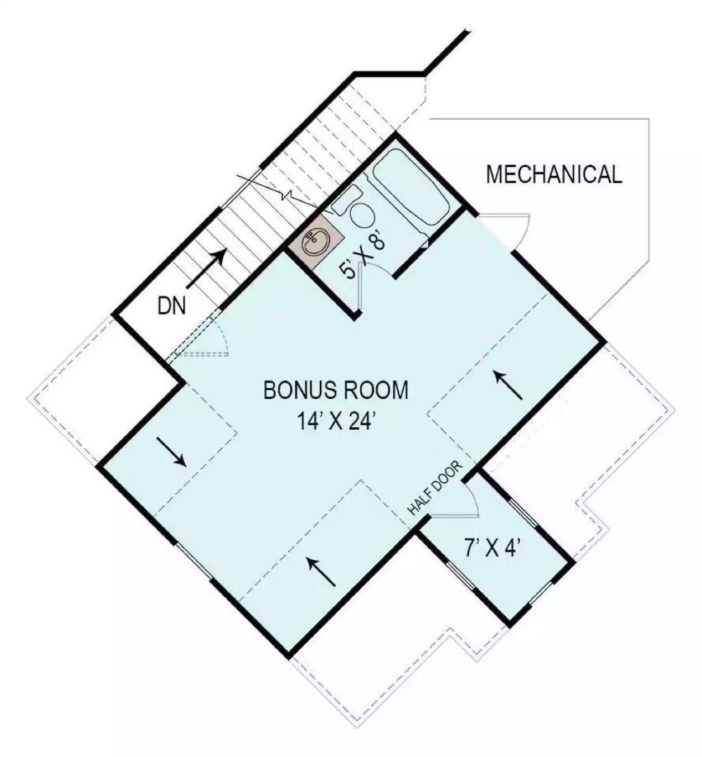 Floor Plan - Bonus Room