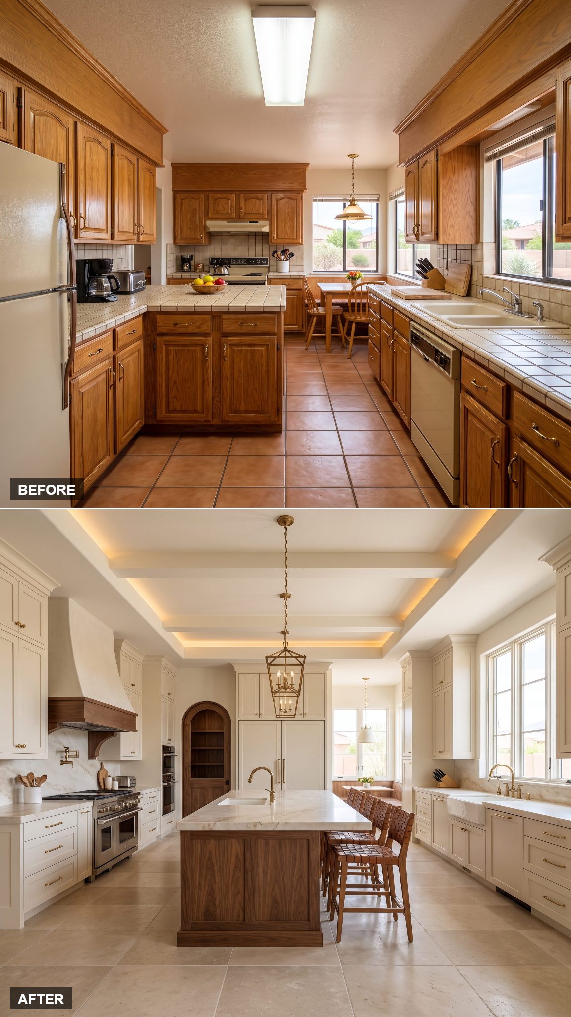 From Salmon-Tile Time Capsule to Cream-and-Walnut Mediterranean
