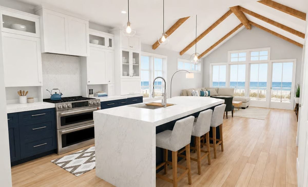 Catbird Seat of the Whole Coast, Right From the Kitchen Island