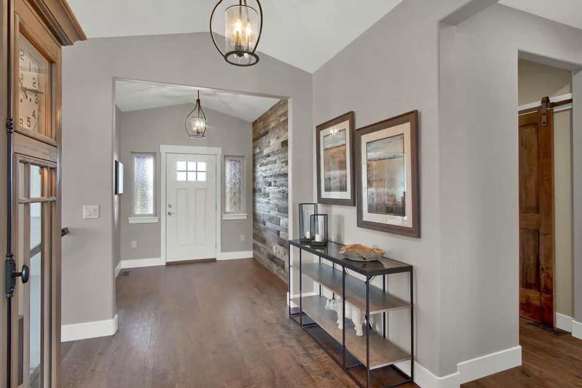 Reclaimed Wood Accent Wall Earns Every Compliment It Gets