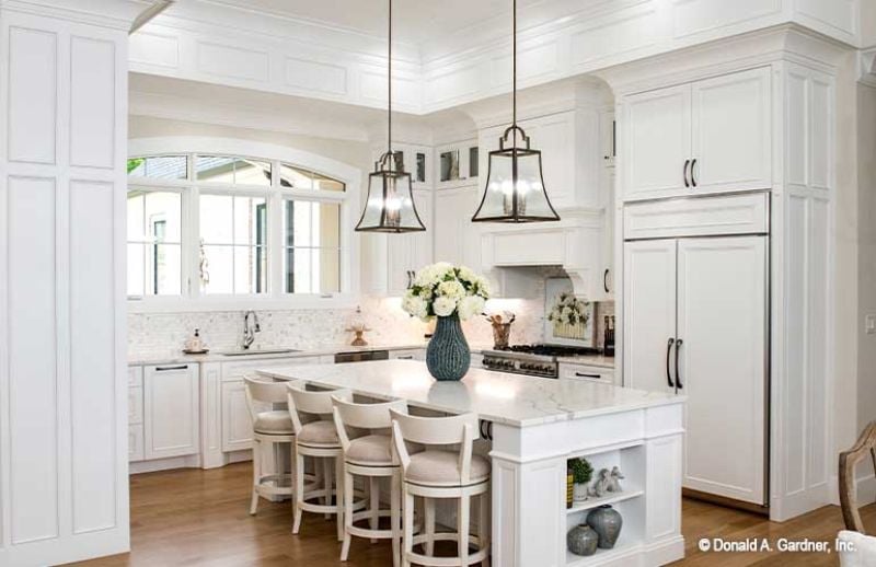 Pendant Lights, Marble Counters, and an Island That Does Actual Work