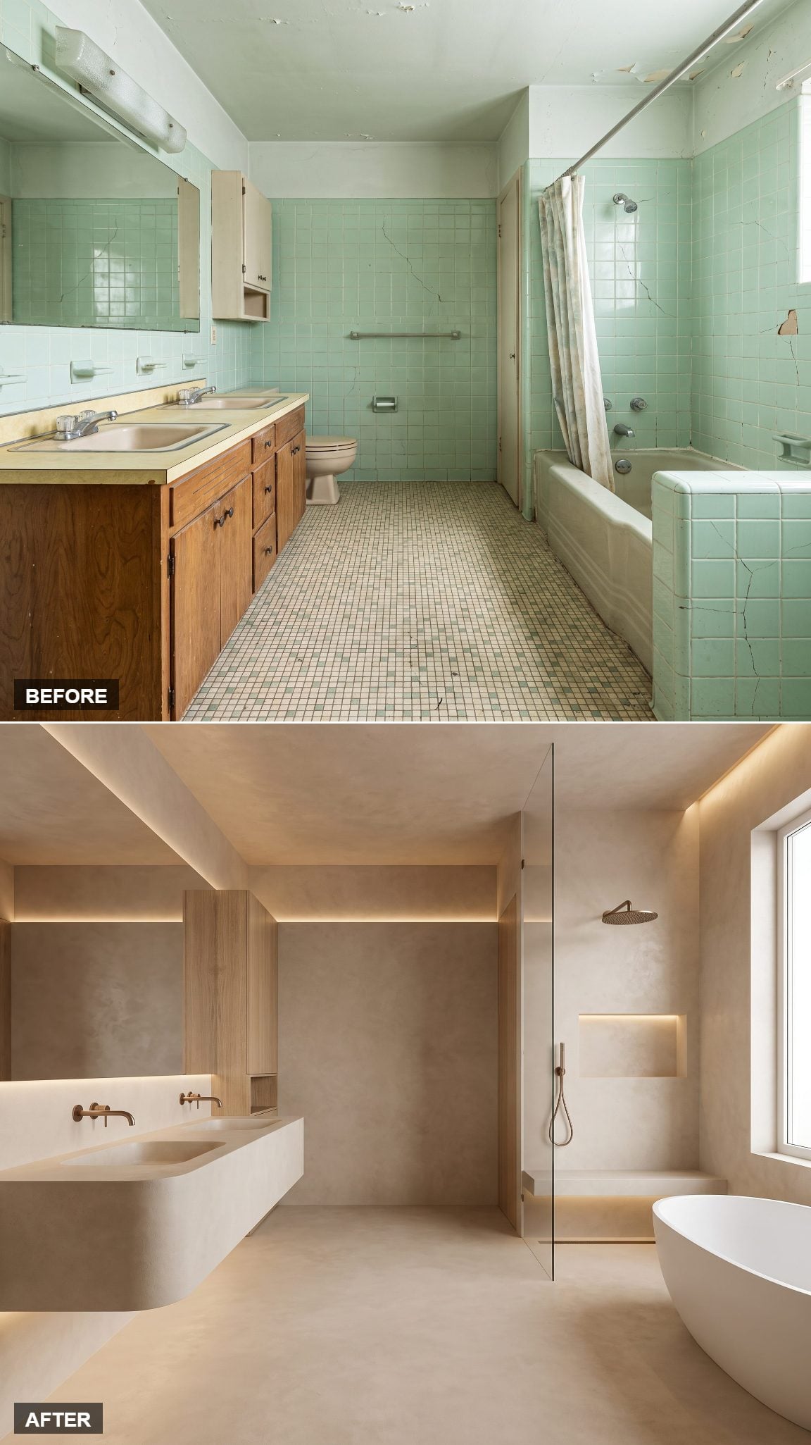 Seamless Microcement, Zero Grout Lines