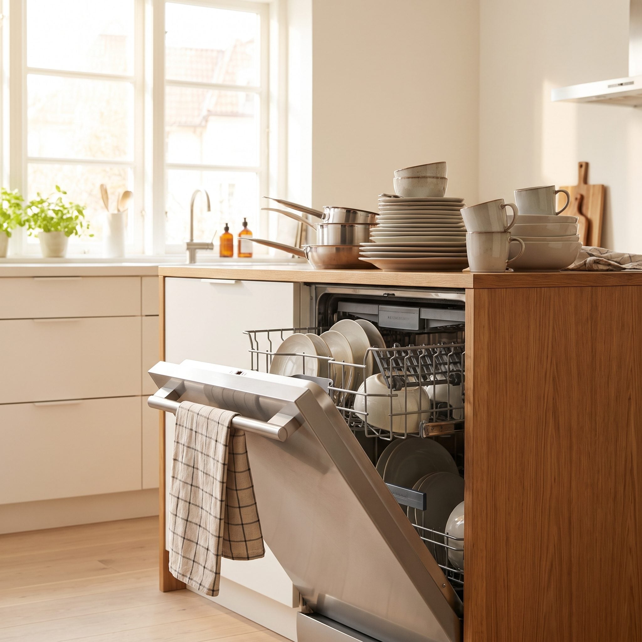 Setting Up a Standoff Between the Dishwasher and the Island