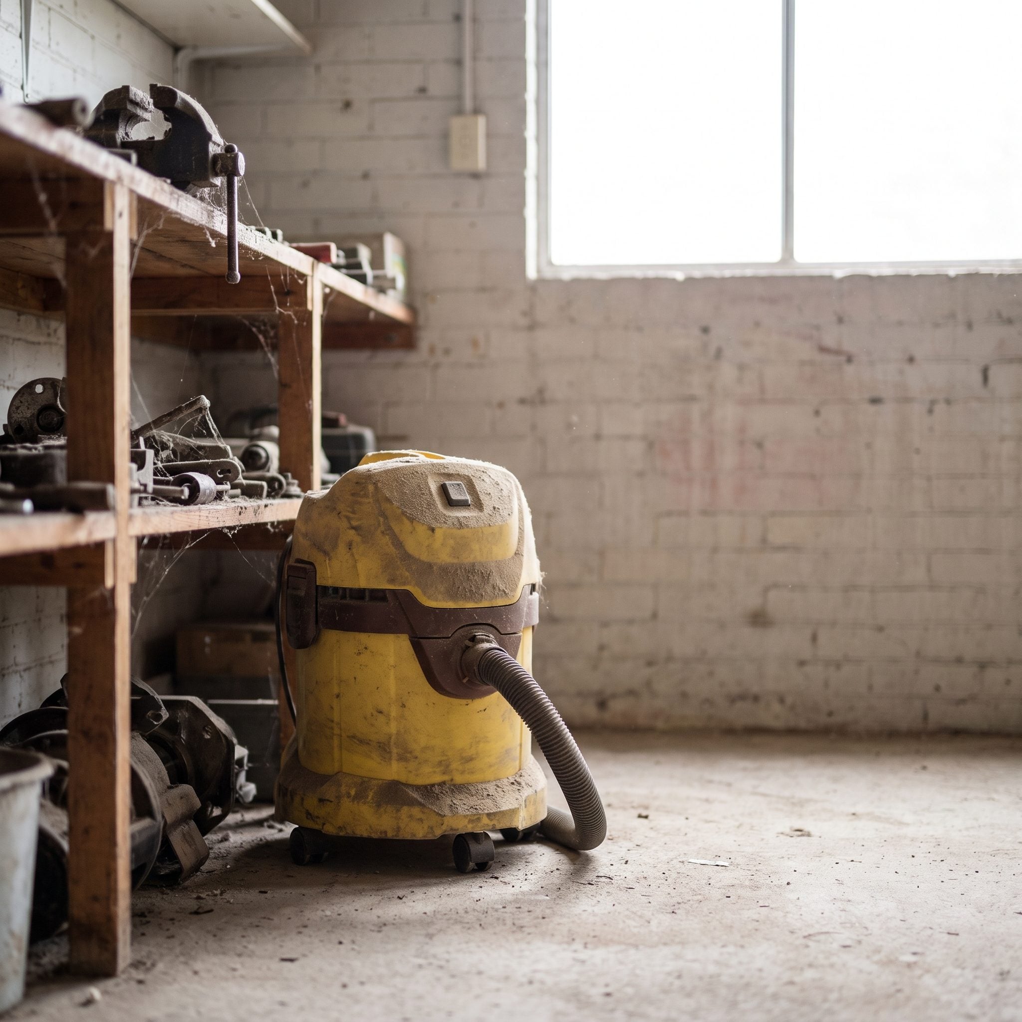 The Shop Vac Buried Under a Decade of Its Own Dust: $60 to $90