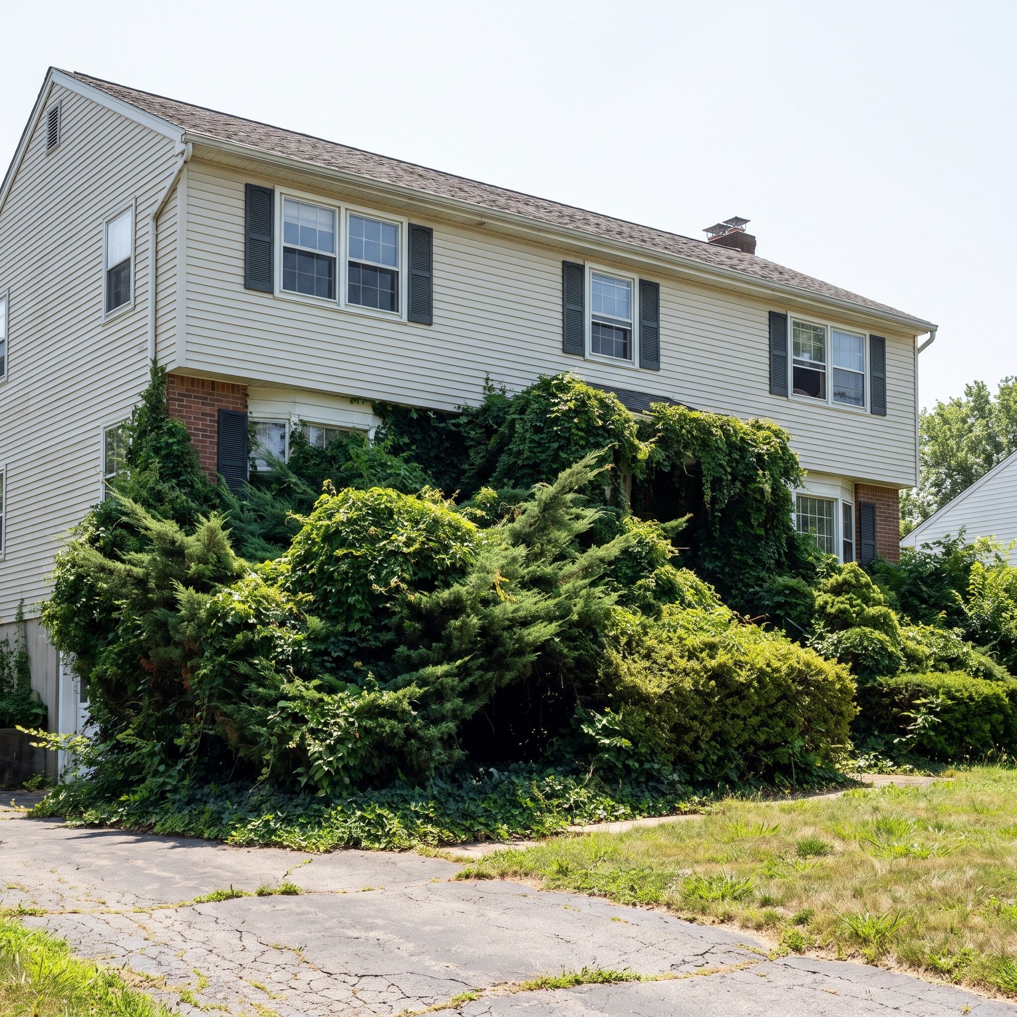 The Shrubs That Ate the First Floor