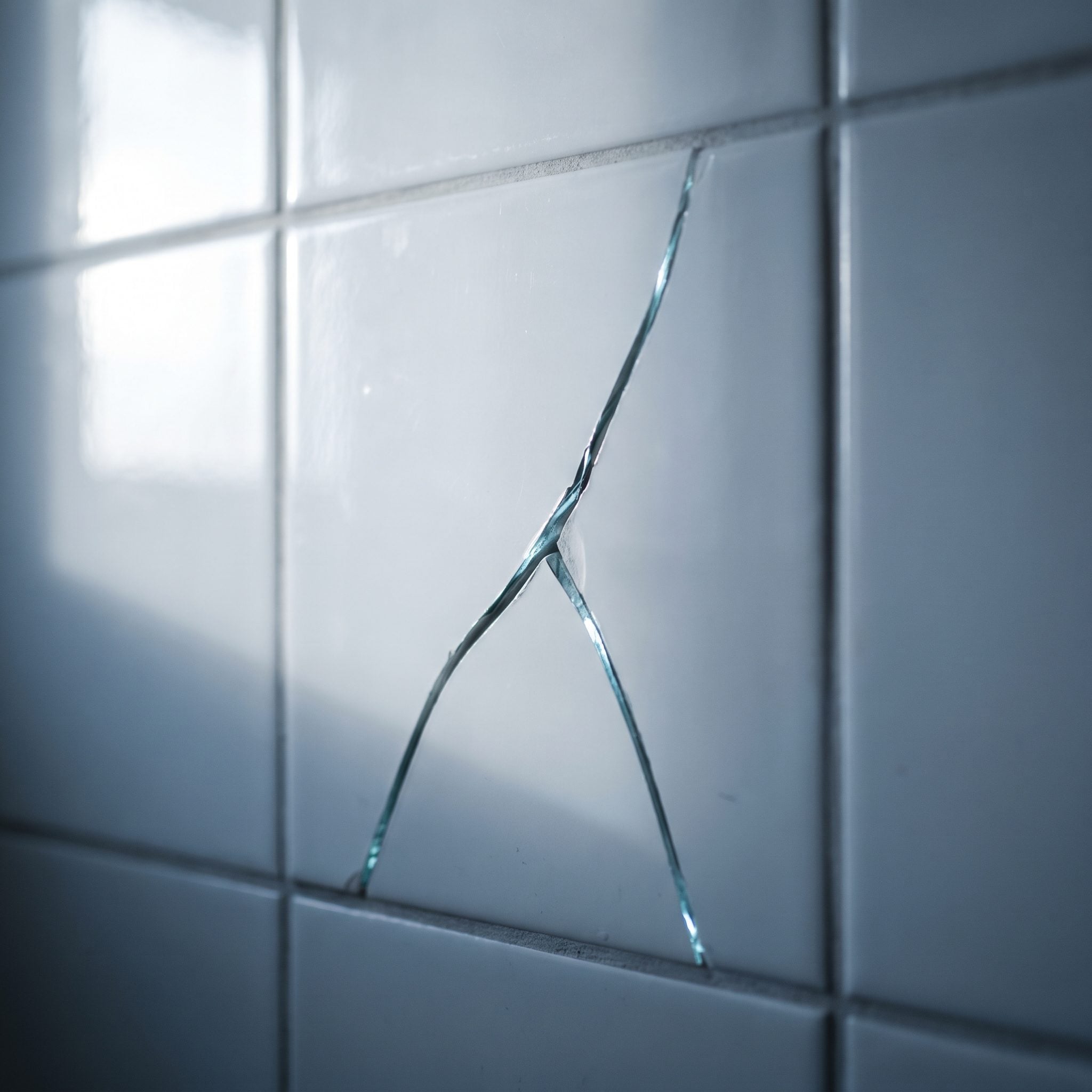 A Single Cracked Tile That's Actually a Warning