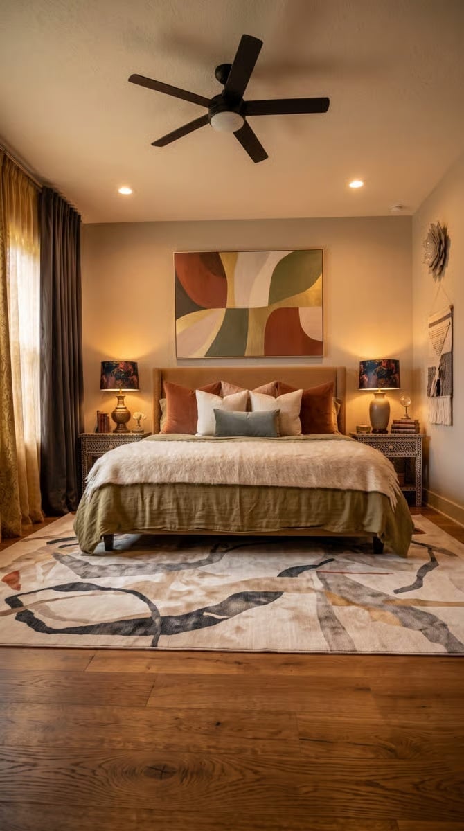 Earth Tones and Abstract Art Doing Exactly What They're Supposed To
