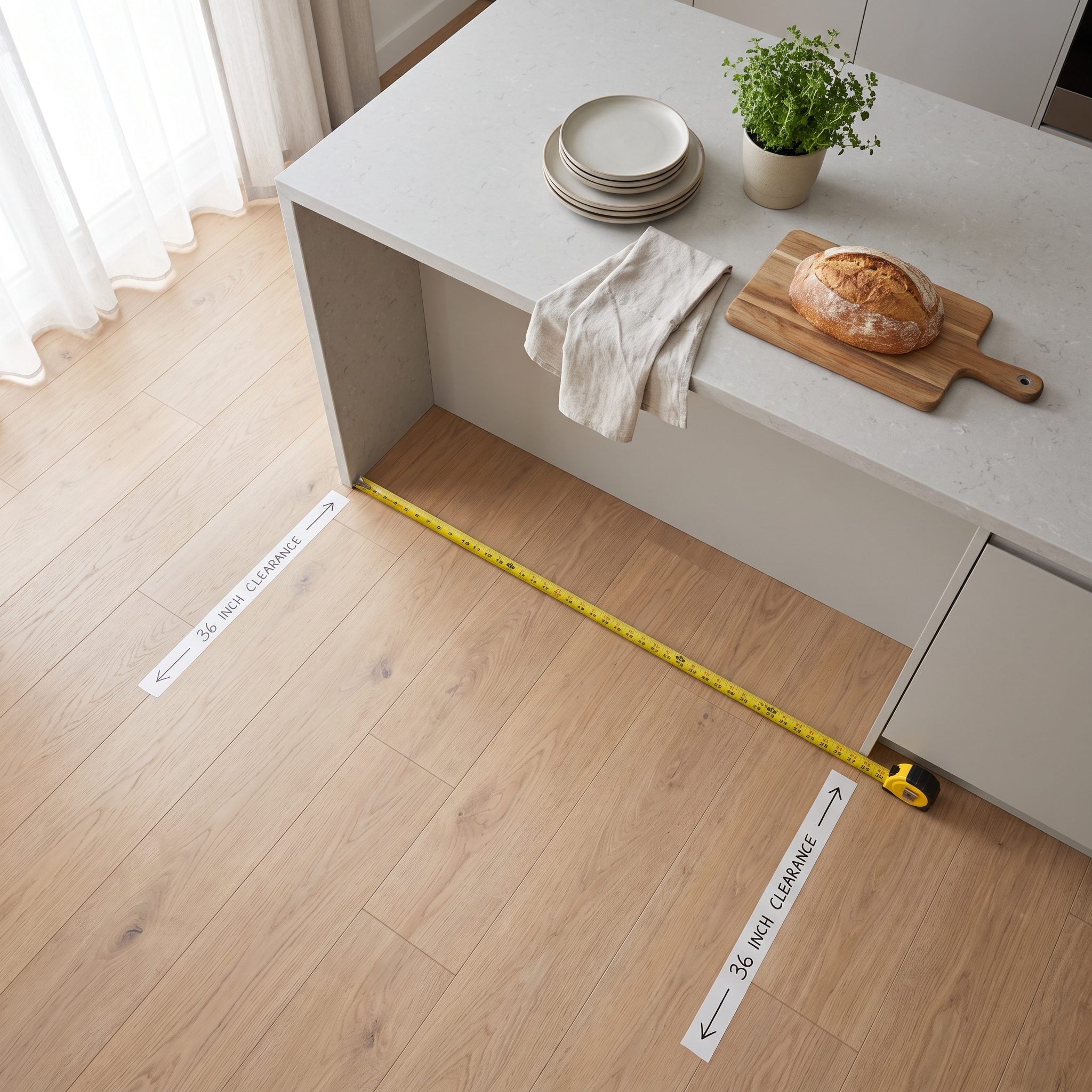 Skimping on the Walkway Space That Keeps a Kitchen Usable