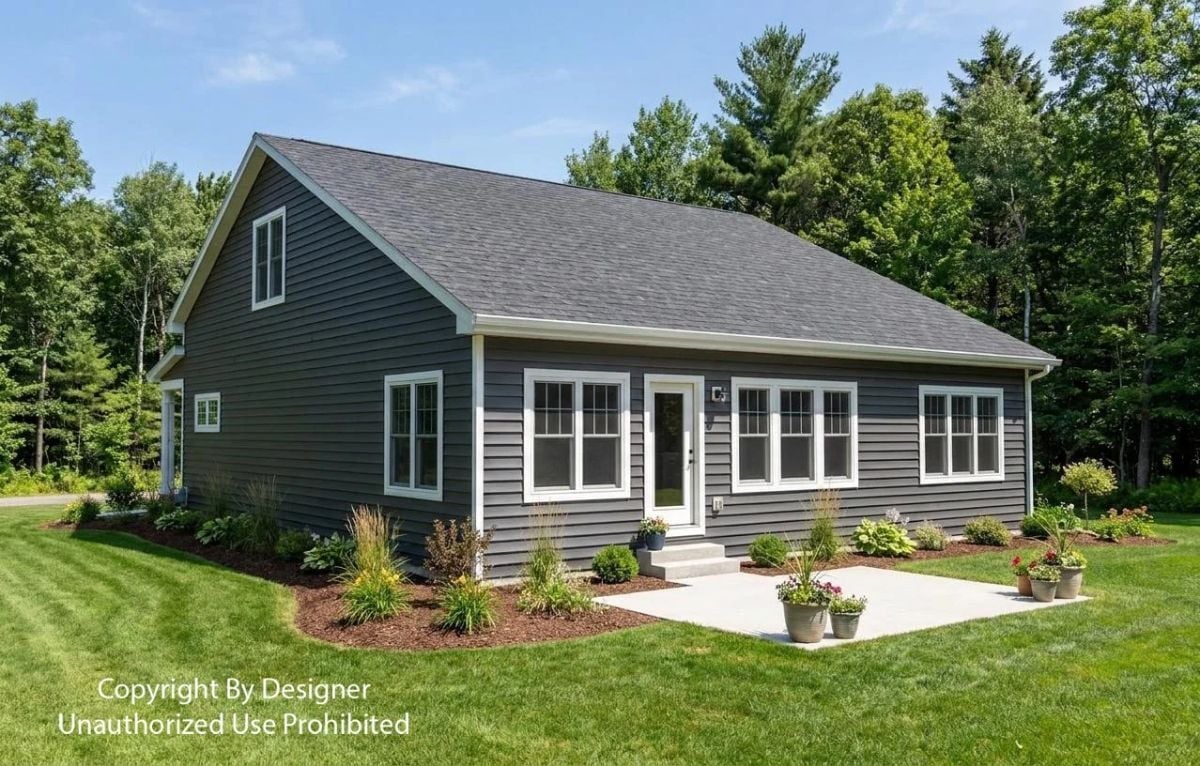 Gray Siding That Actually Works Without Black Windows or a Shiplap Sign
