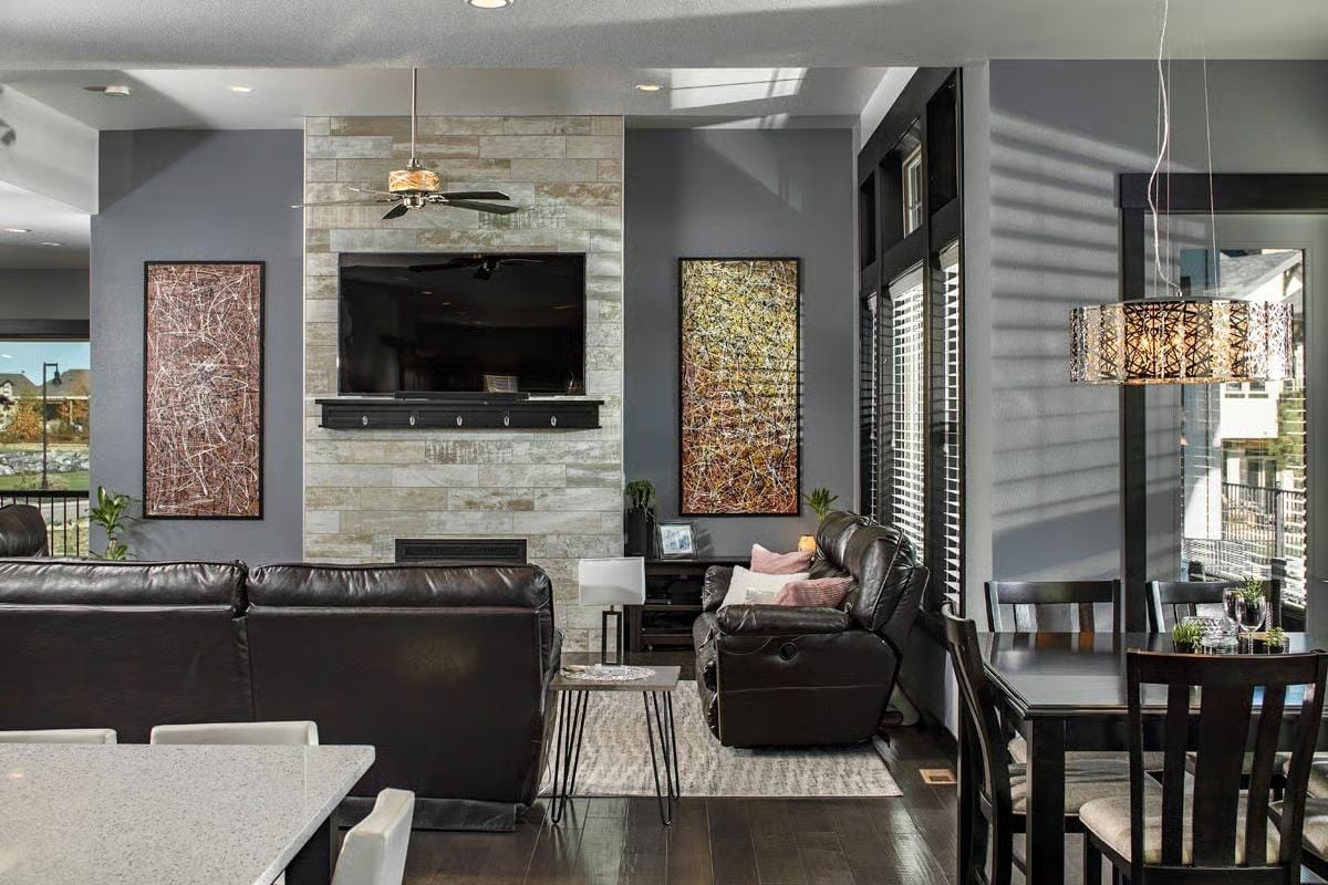 Leather, Stone, and Abstract Art Doing Exactly What They Should