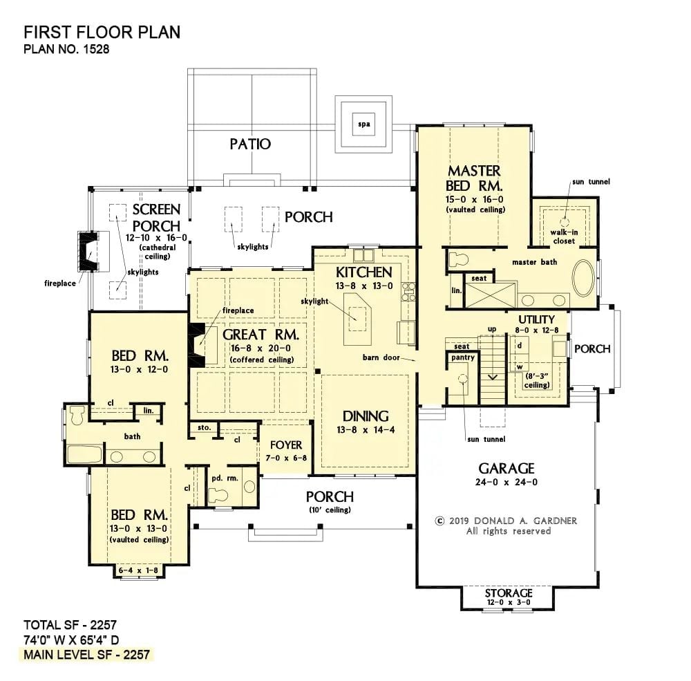 Floor Plan - The Sloan 3-Bedroom Modern Farmhouse with Bonus Room Designed for Families Who Outgrew Their Starter Home Three Years Ago