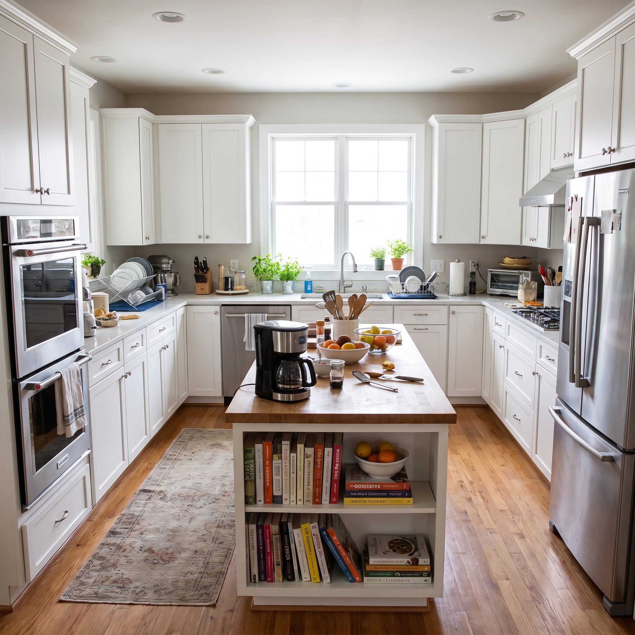 Squeezing an Island Into a Kitchen That Can't Hold One