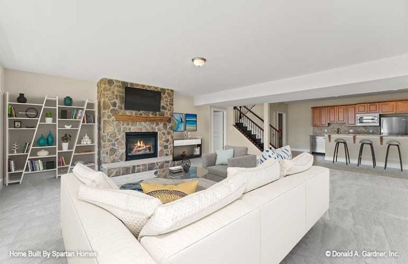 Sectional Big Enough for In-Laws, Stone Wall Tall Enough to Mean It