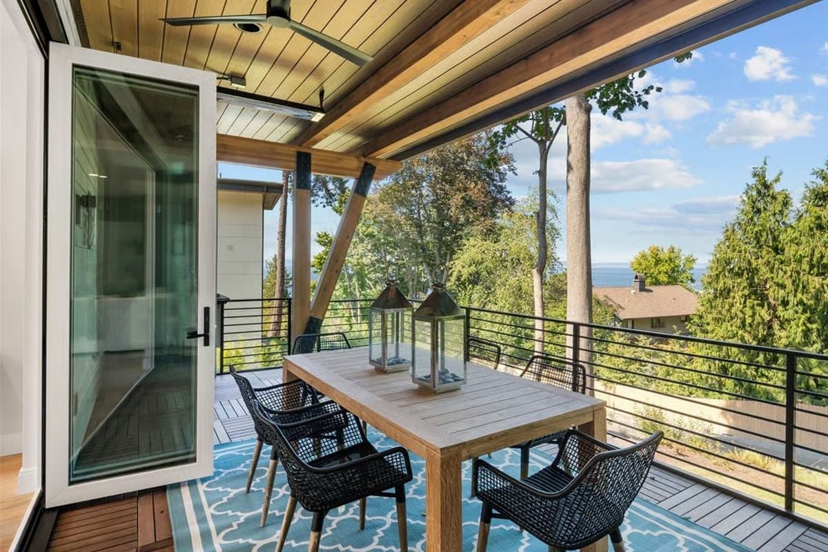 Covered Deck With a View That Pulls You Outside Before You've Finished Your Coffee