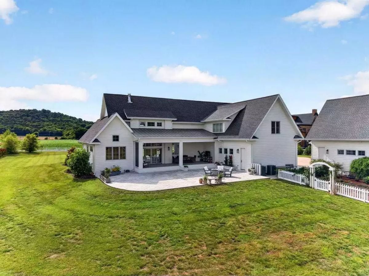 Covered Patio and Rolling Acreage Make Outdoor Living Feel Like the Main Event