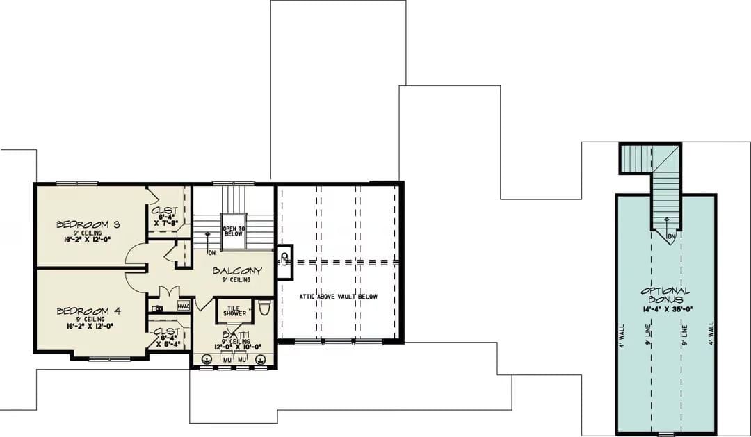Floor Plan - Second Floor