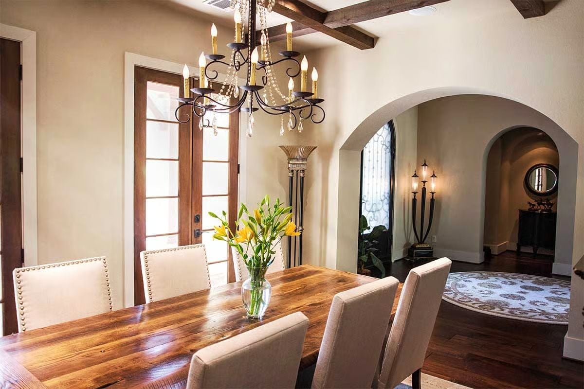 Candlelight, Exposed Beams, and a Table That Earned Its Scars