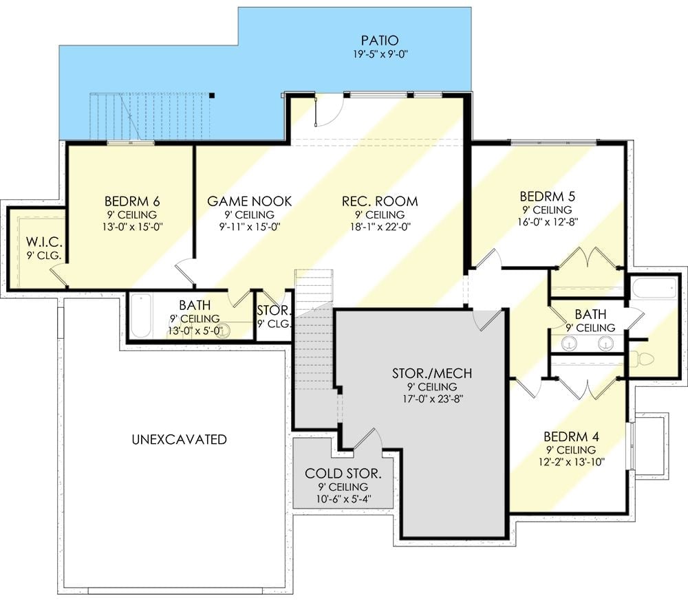 Floor Plan - Walkout Basement