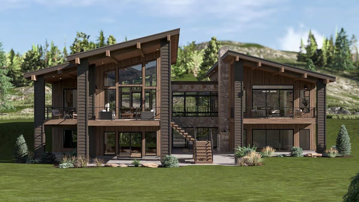 Soaring Glass Walls Turn Every Mountain View Into a Living Painting
