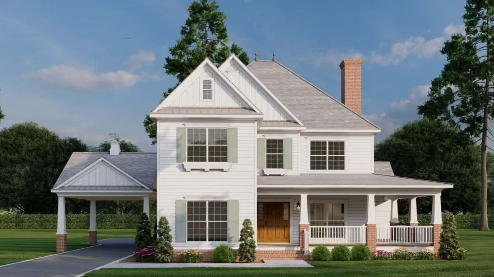 The Ainsworth 5-Bedroom Arts and Crafts with Wraparound Porch Designed for Families Who Believe in Big Tables, Long Dinners, and Loud Laughter (Floor Plan)