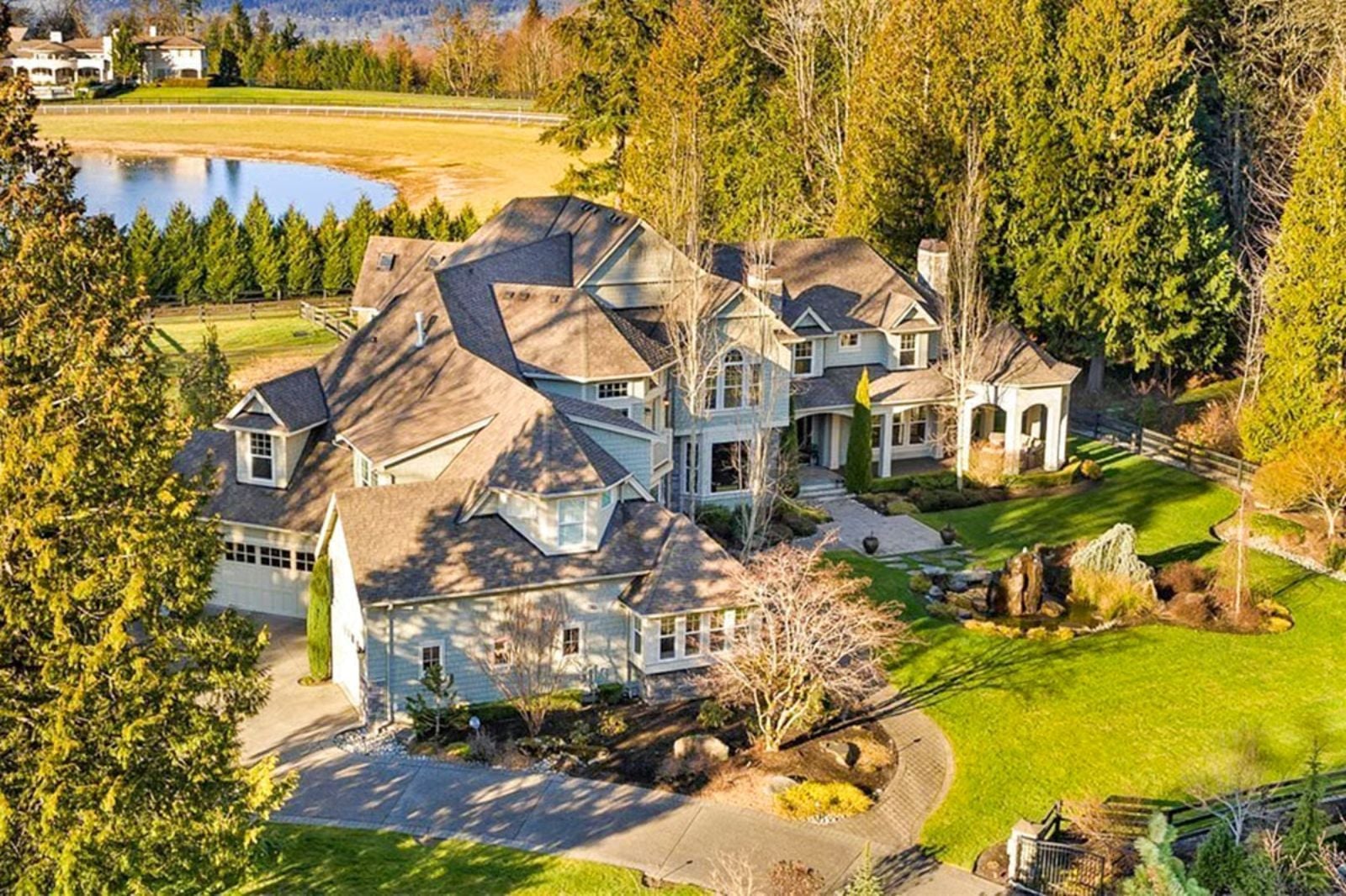 The Baywater 5-Bedroom Shingle-Style with 4-Car Garage Designed for Self-Made Homeowners Finally Building What They Always Wanted (Floor Plan)