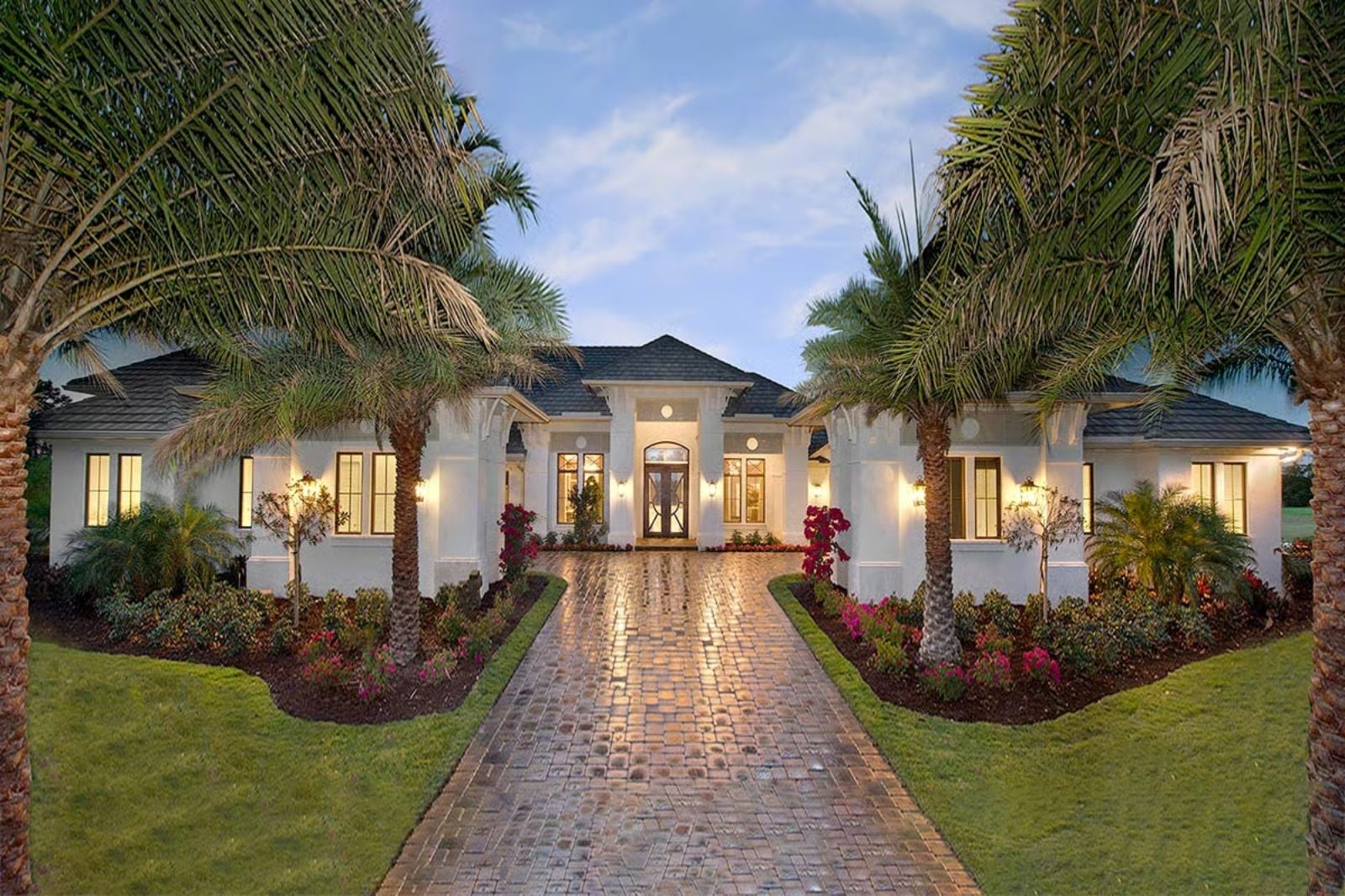 The Bougainvillea 4-Bedroom Mediterranean with 4-Car Garage Designed for Self-Made Homeowners Finally Building What They Always Wanted (Floor Plan)