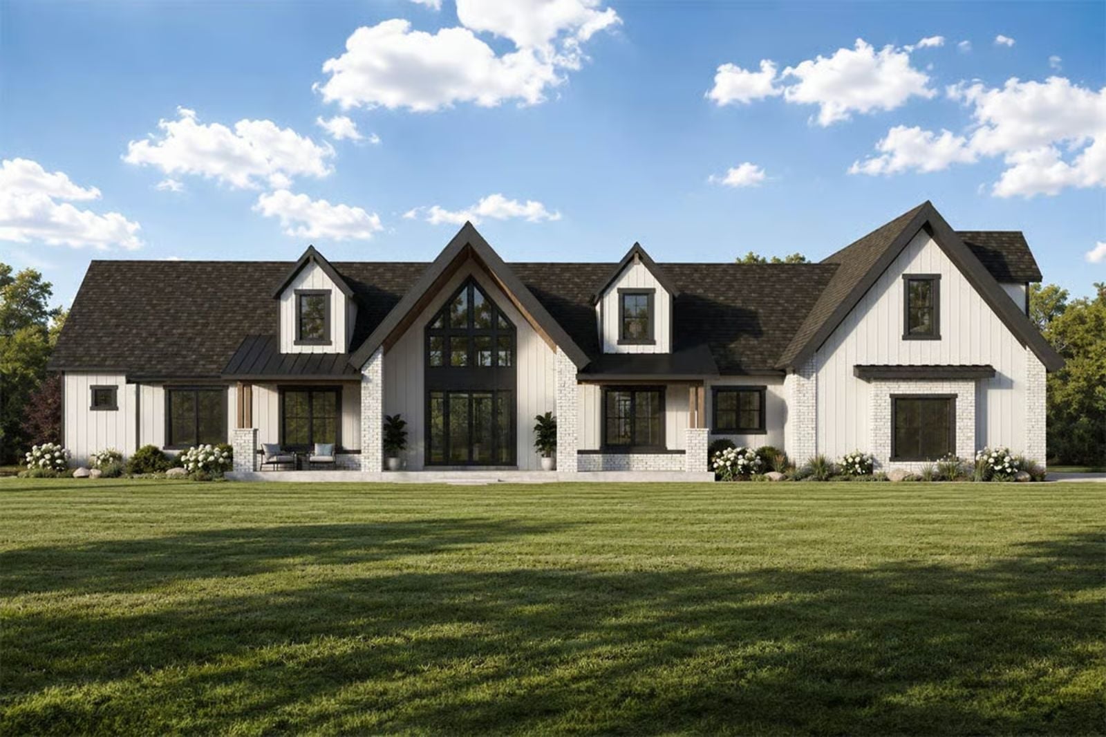 The Cathedral 3-Bedroom Farmhouse Layout with Bonus Room (3,205 Sq. Ft. Floor Plan)
