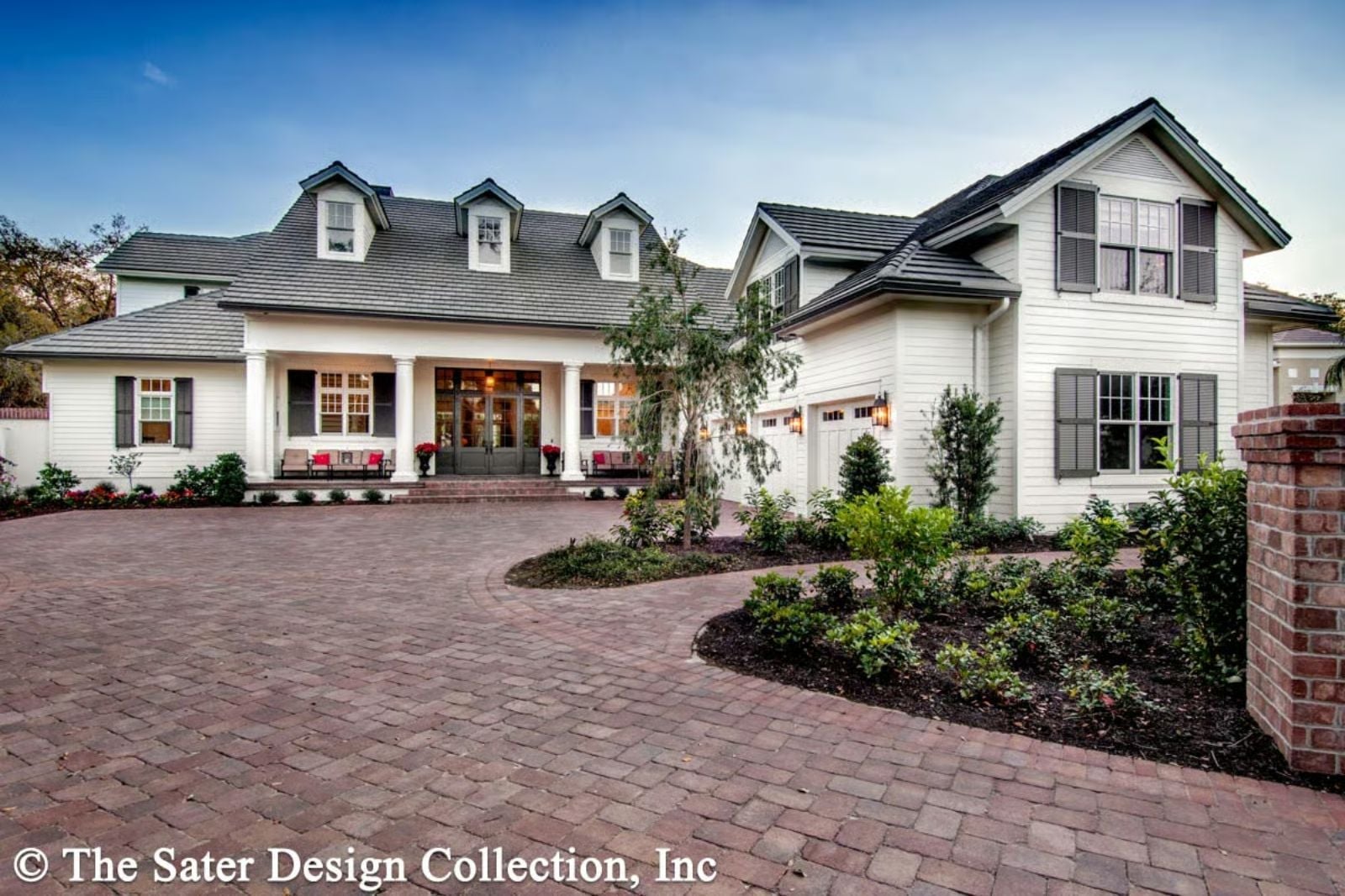 The Cypresscourt 4-Bedroom Southern Tidewater House Plan with Cabana (6,234 Sq. Ft. Floor Plan)