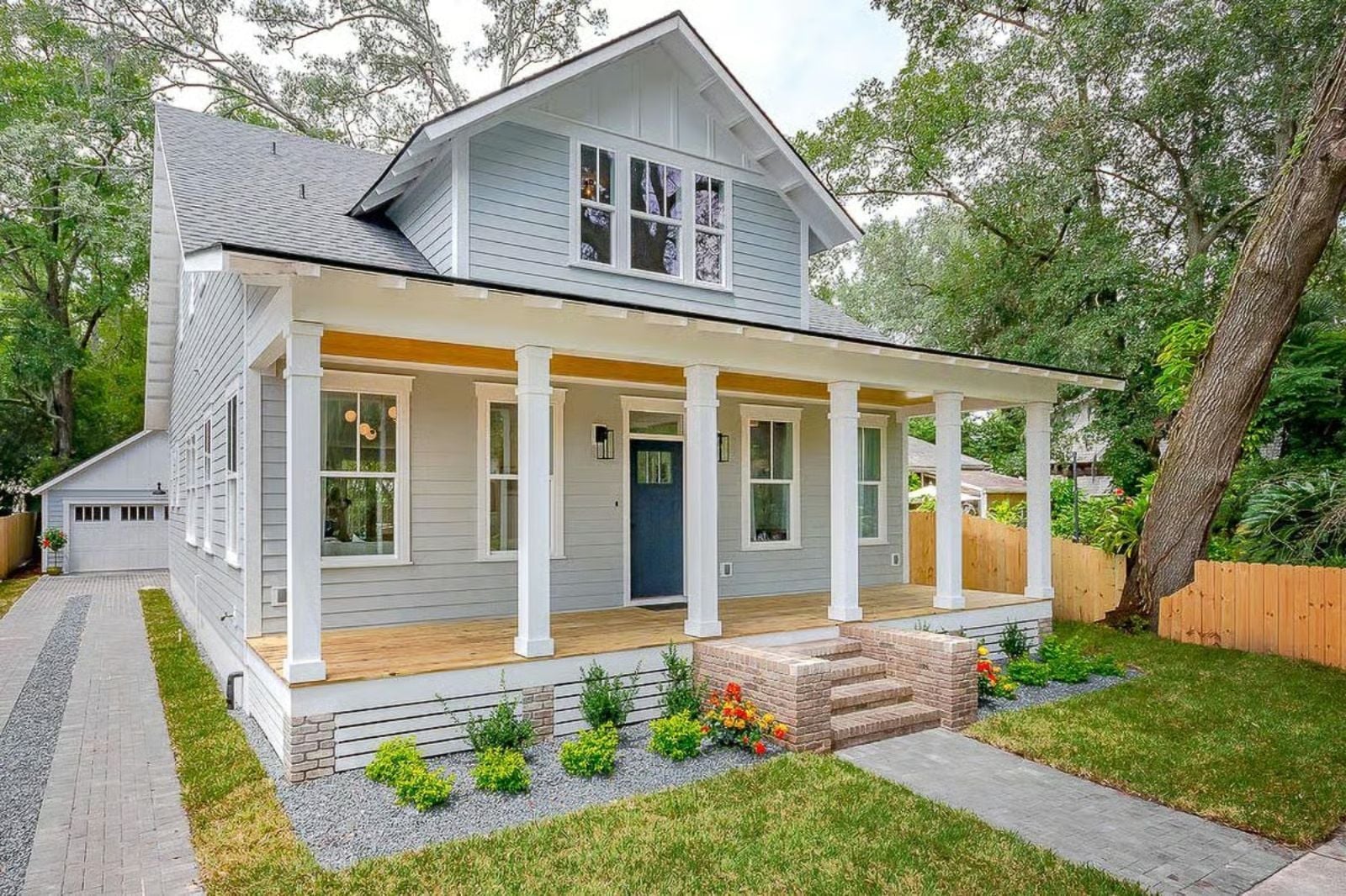 The Ellery 4-Bedroom Craftsman Cottage with Front Porch Designed for Homeowners Who Believe in Front Porches and Friendly Neighbors (Floor Plan)