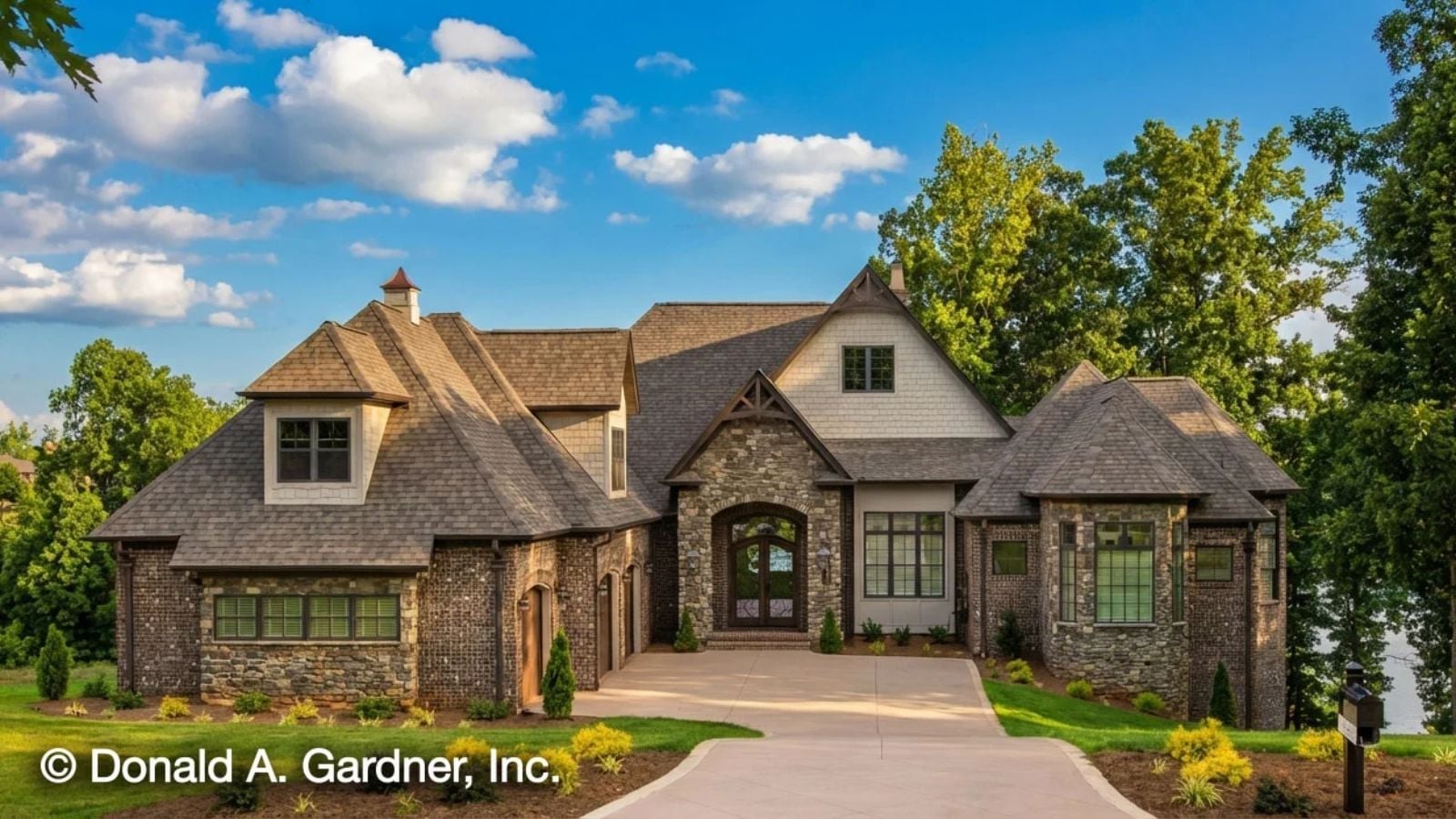 The Monarch Manor 4-Bedroom Tudor House Plan with Bonus Room (3,983 Sq. Ft. Floor Plan)
