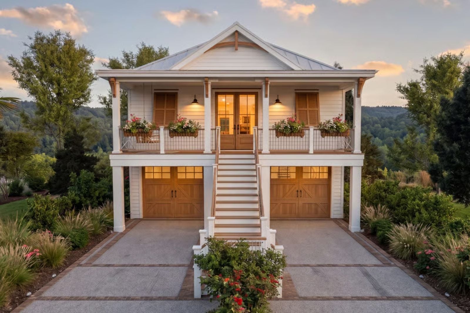 The Sandpiper 4-Bedroom Coastal Cottage with In-Law Suite Designed for Families with In-Laws Who Might Be Moving In Whether You Like It or Not (Floor Plan)