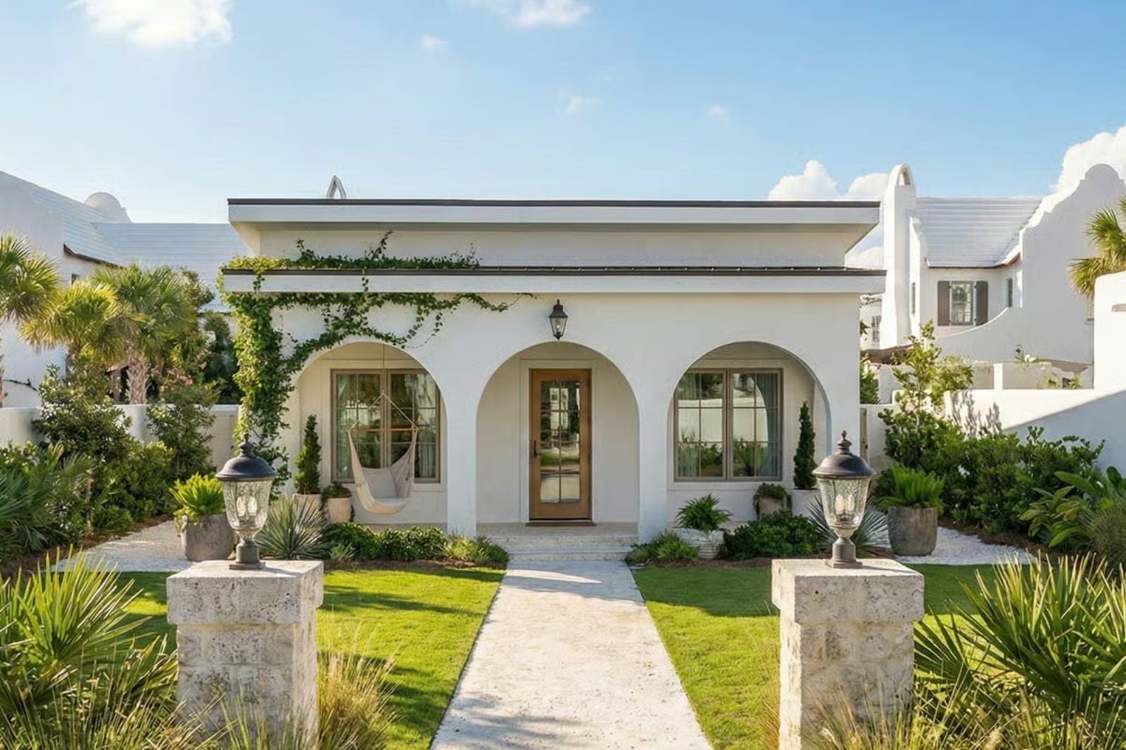The Triple Arch 1-Bedroom Mediterranean ADU with Covered Porch Designed for Couples Who Want a Home That Feels Like Vacation (Floor Plan)