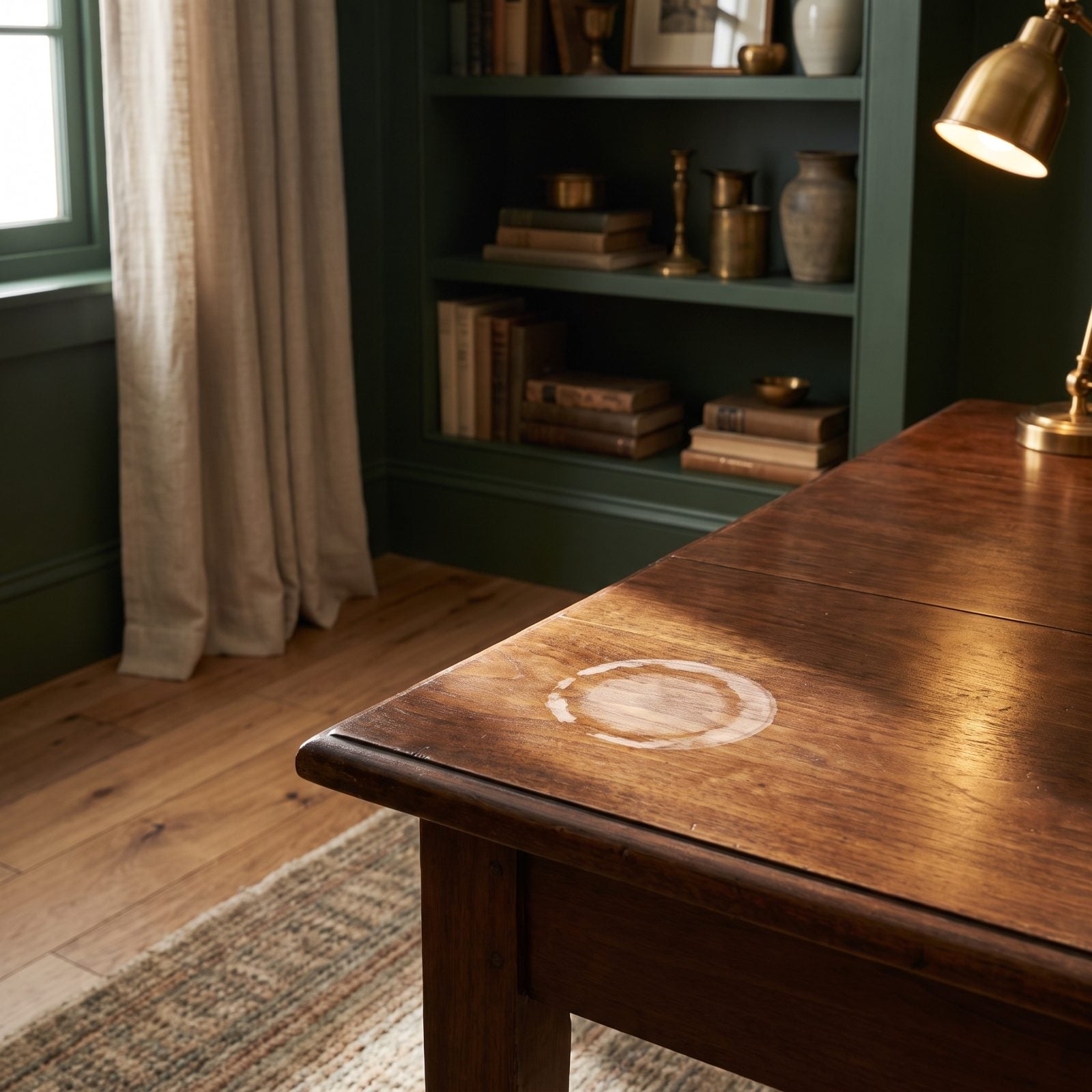 There's a Water Ring on the Good Table and No Coaster in Sight