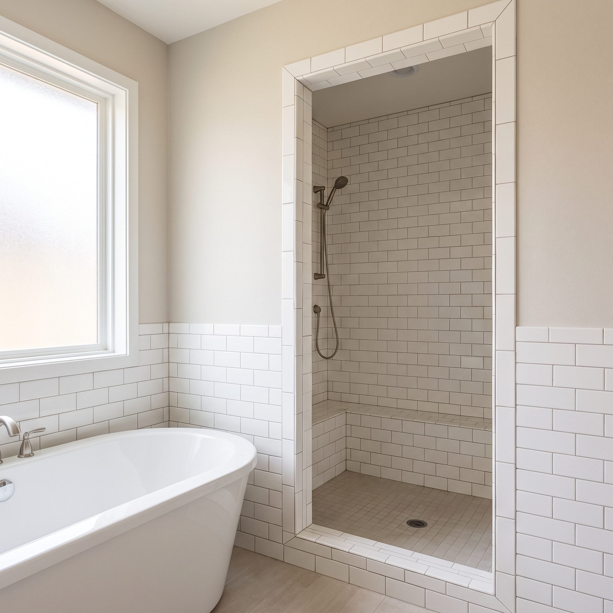 Tuck the Walk-In Shower Into an Existing Alcove