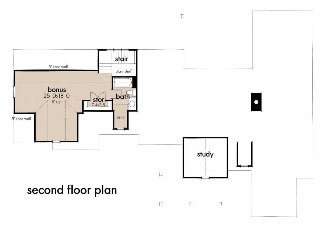 Floor Plan - Second Floor