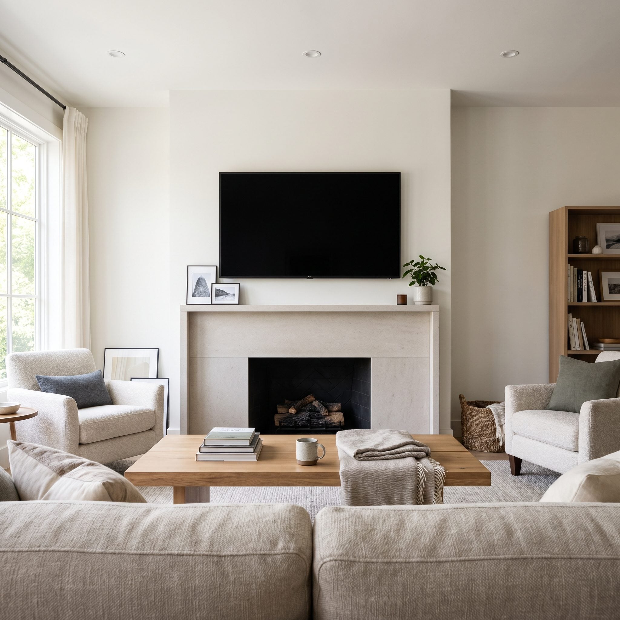 The TV Mounted So High Everyone Has to Look Up to Watch It