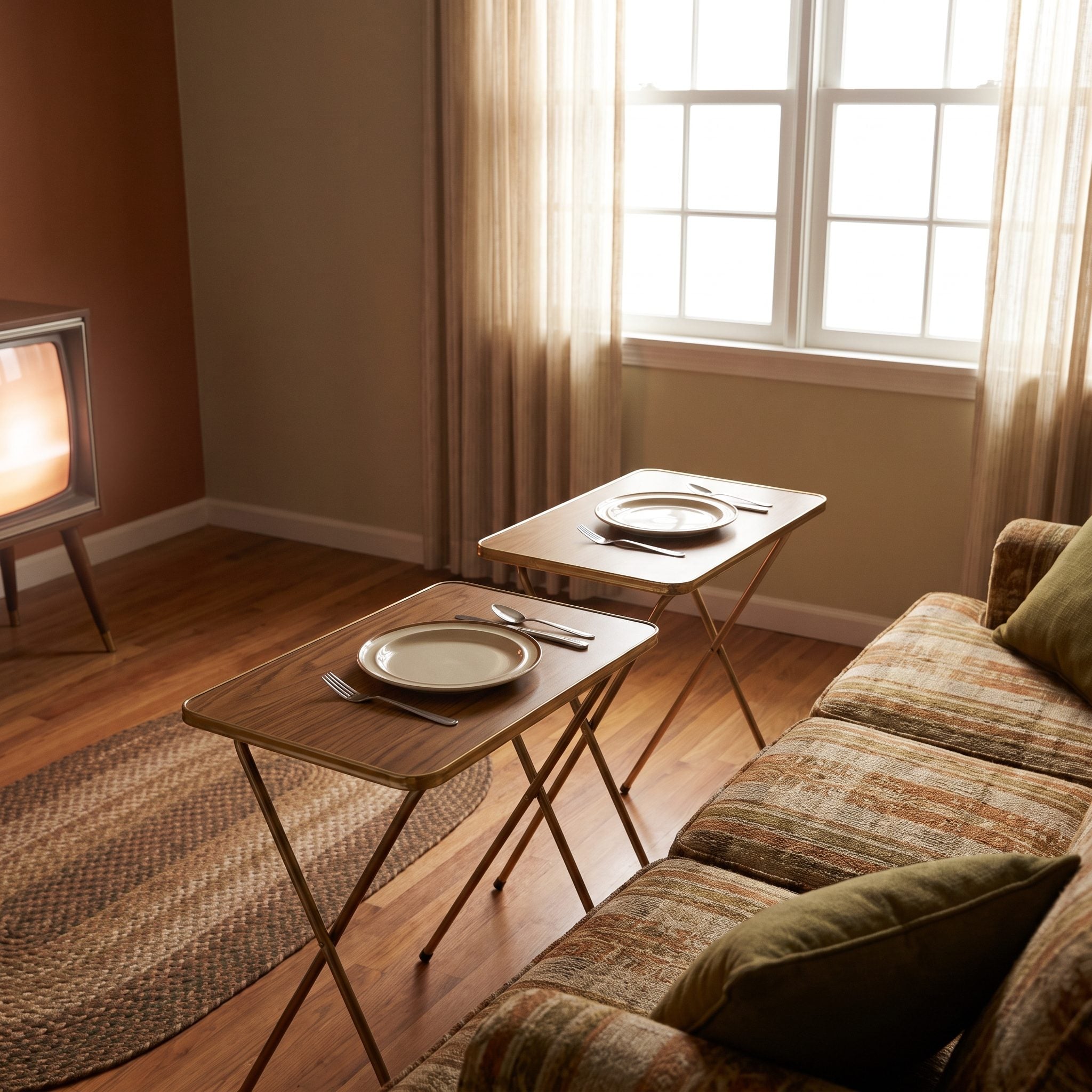 The TV Trays That Let Everyone Eat Where They Were Already Comfortable