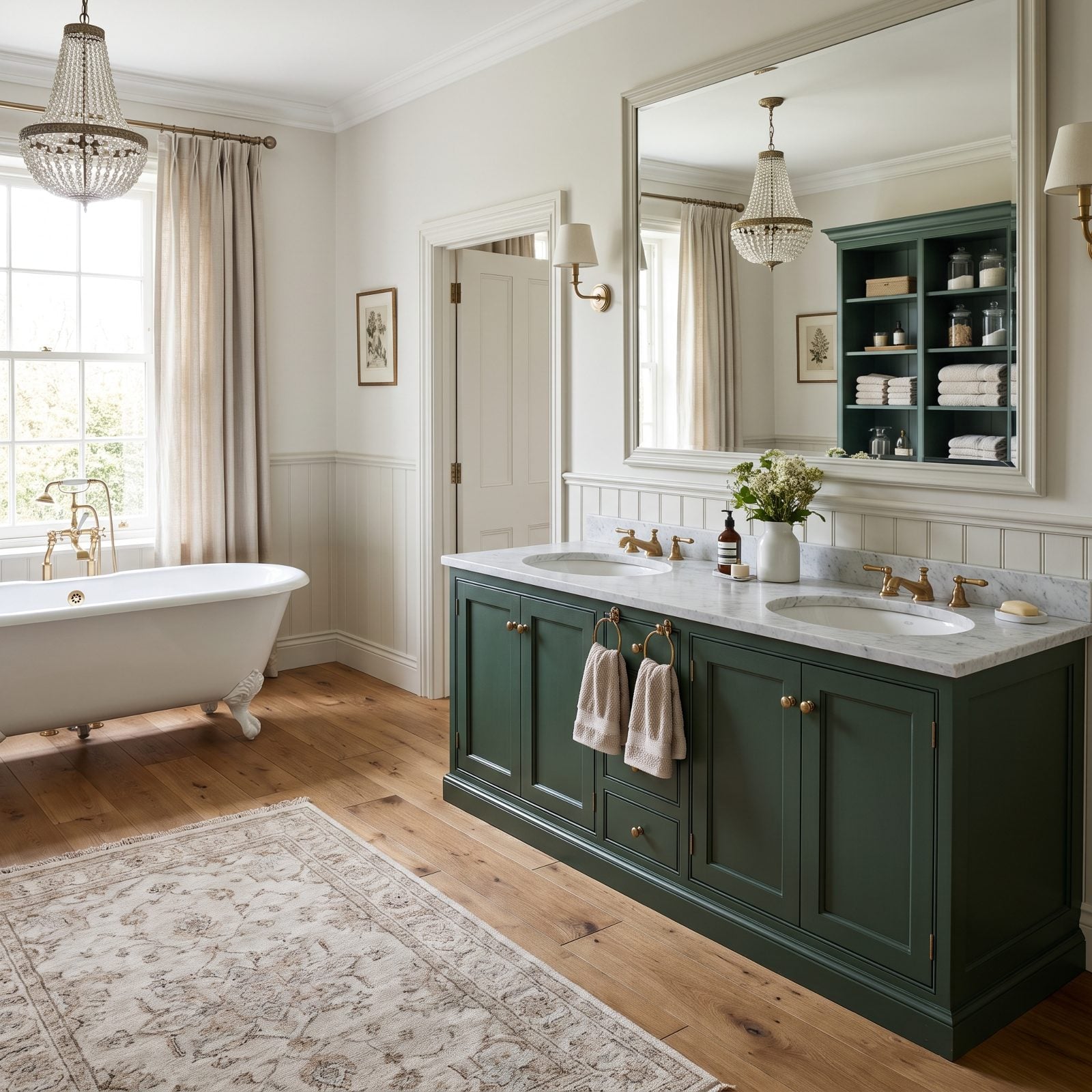 Twin Sinks Positioned Too Close for Two People to Use