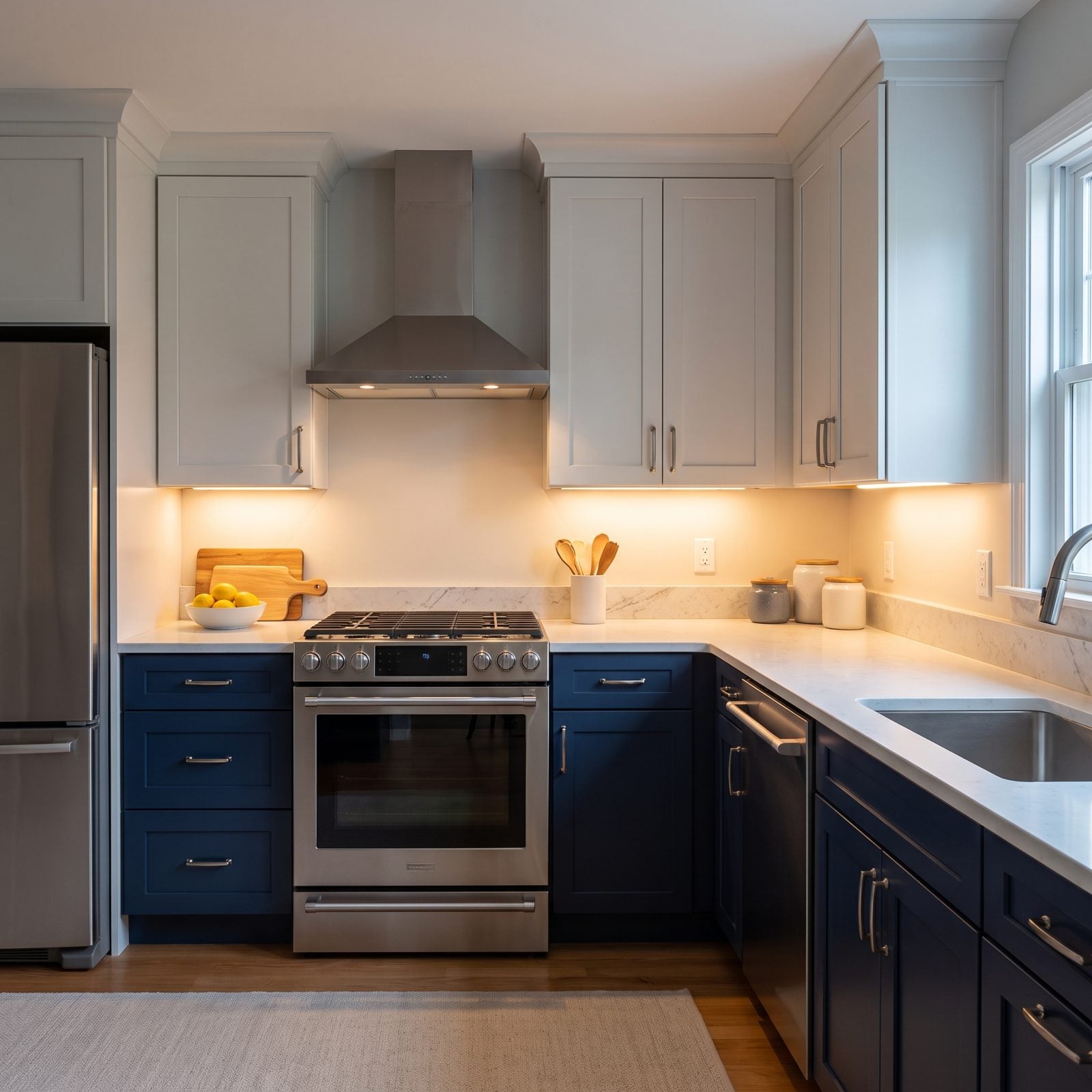 Under-Cabinet Lighting Over Every Major Work Surface